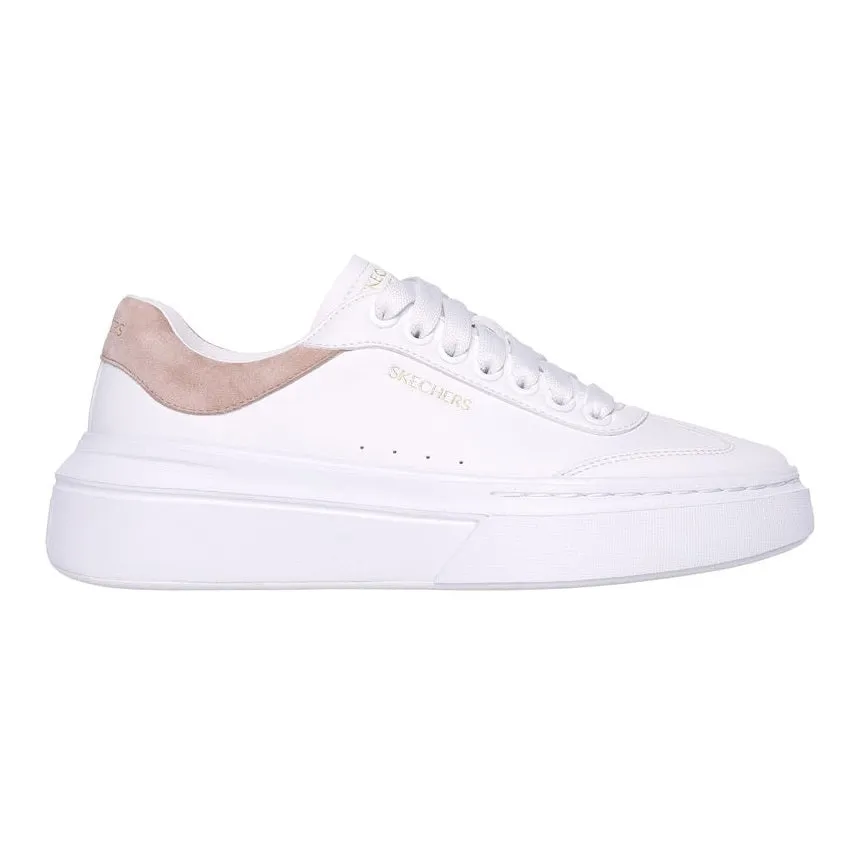 Skechers scarpa sneakers da donna Cordova Classic Best Behavior 185060/WPK bianco rosa casual running footwear Comfort Improvement