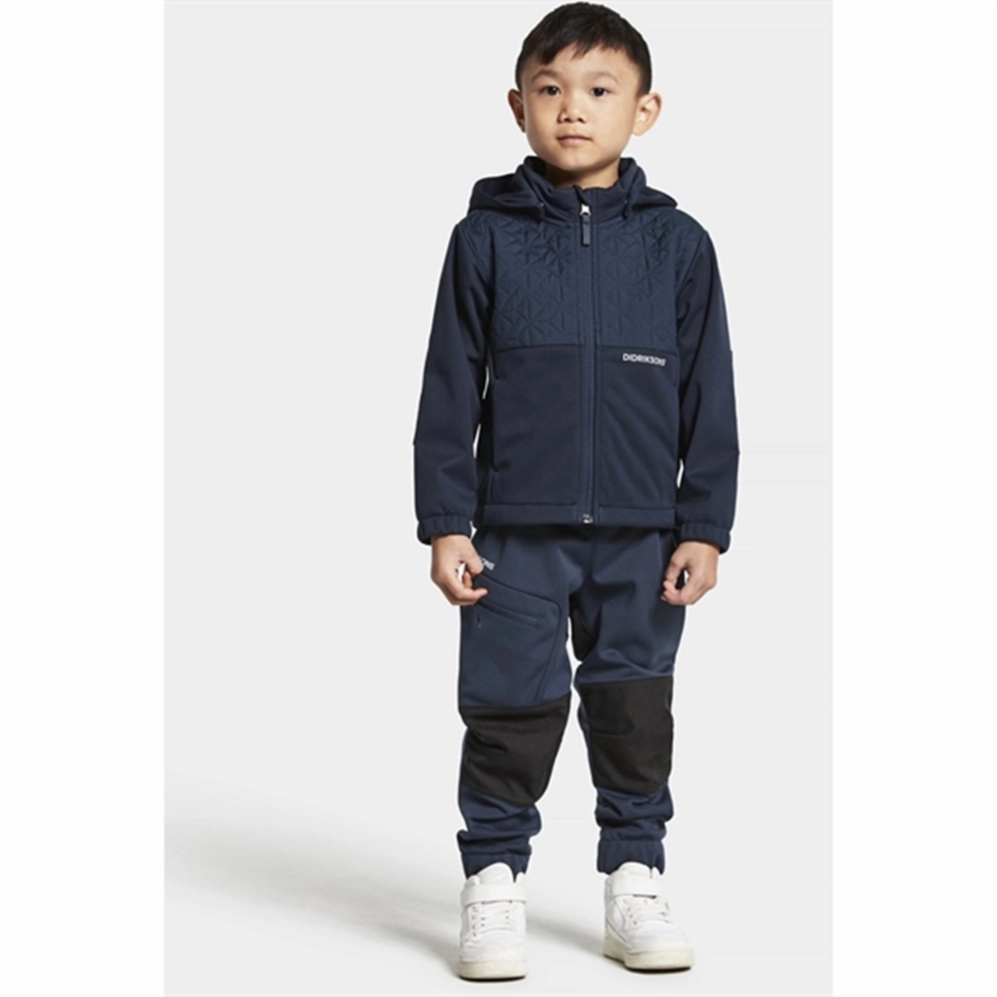 Flexible Joint Mobility Oversized Fit Didriksons Briska Navy Jacket