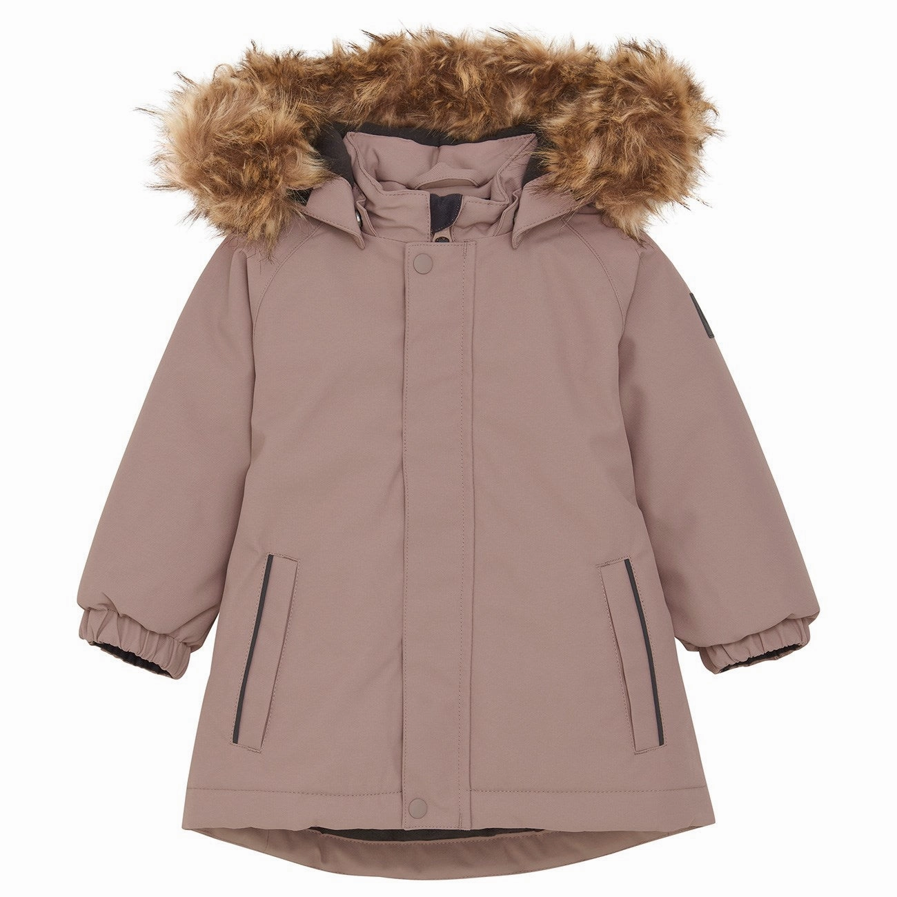 Color Kids Antler Parka w. Fake Fur Double Layer Protection