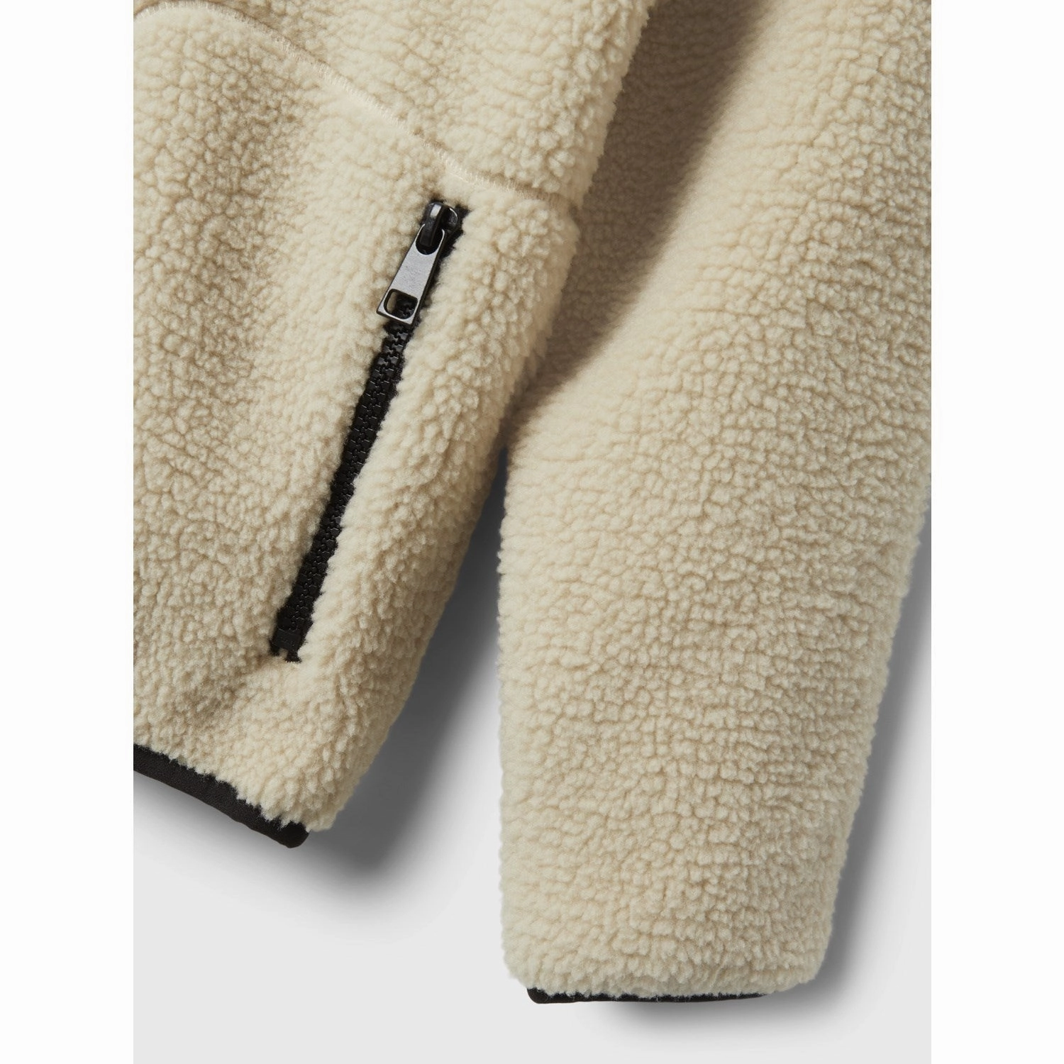 Name It Fog Monica Teddy Jacket ContouredShoulderFit Pocket Details
