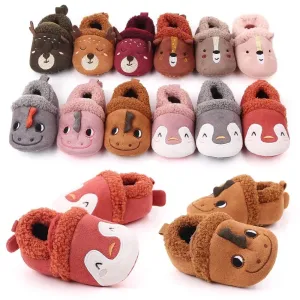Adorable Cartoon Anti-slip Prewalker Baby Slippers
