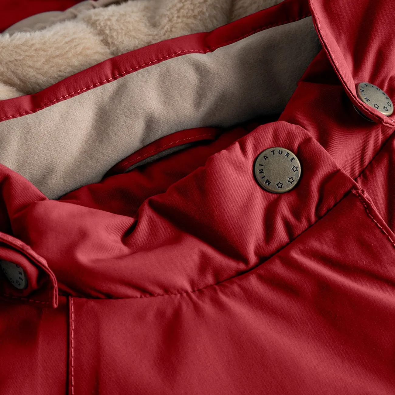 Advanced Layering System Mini A ture Red merlot Wang Fleece Winter Jacket