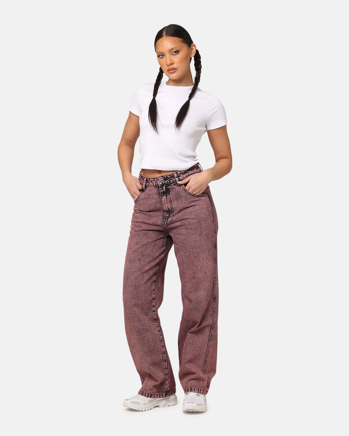 X-Girl Women's Gordon Jeans Washed Black Warm design
