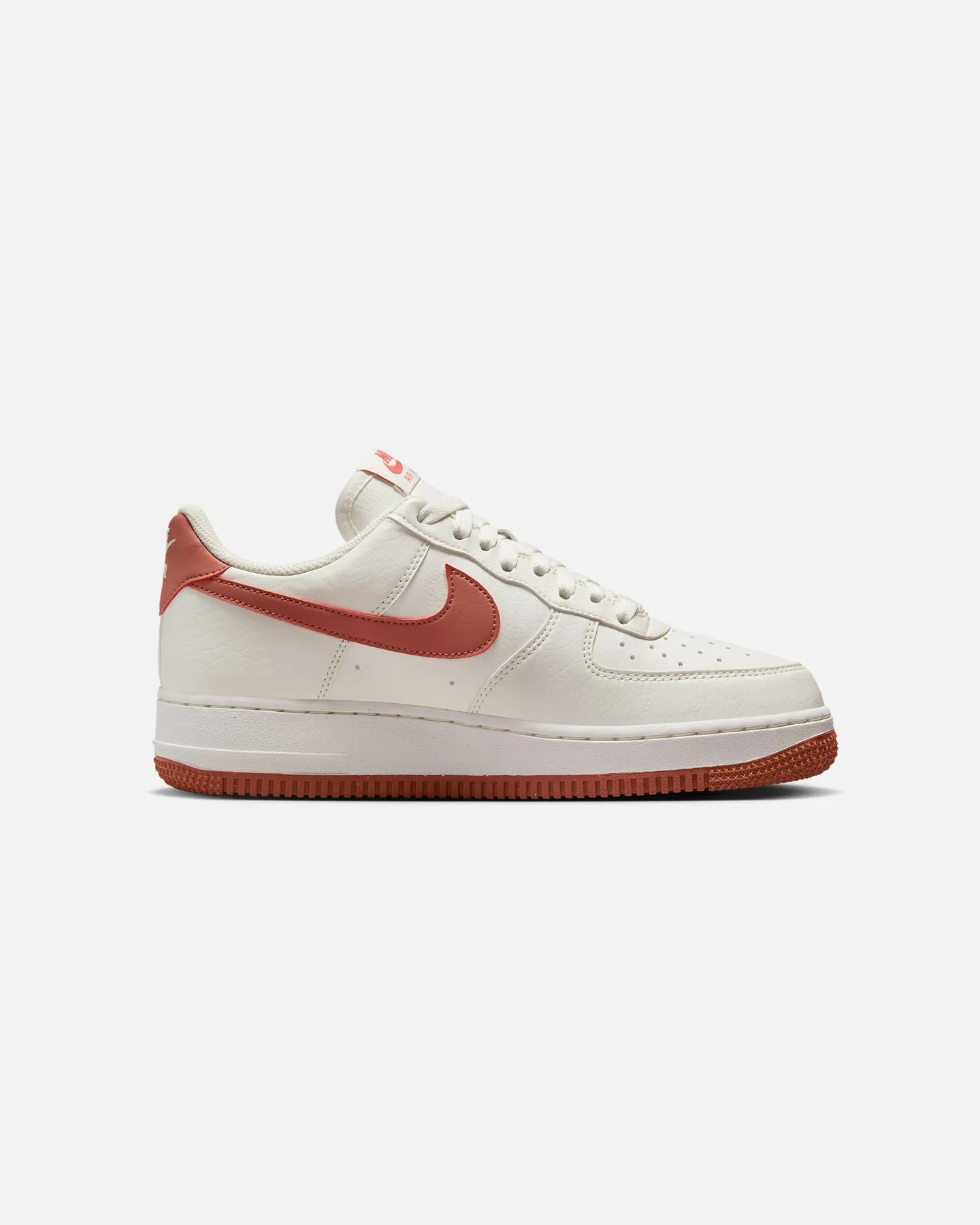 Nike Women's Air Force 1 '07 Next Nature Sail/Canyon Pink Responsive Foam Compound
