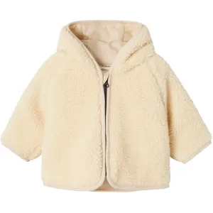 Non Restrictive Movement Durable Abrasion Resistant Lil'Atelier Sandshell Nalo Loose Sherpa Jacket