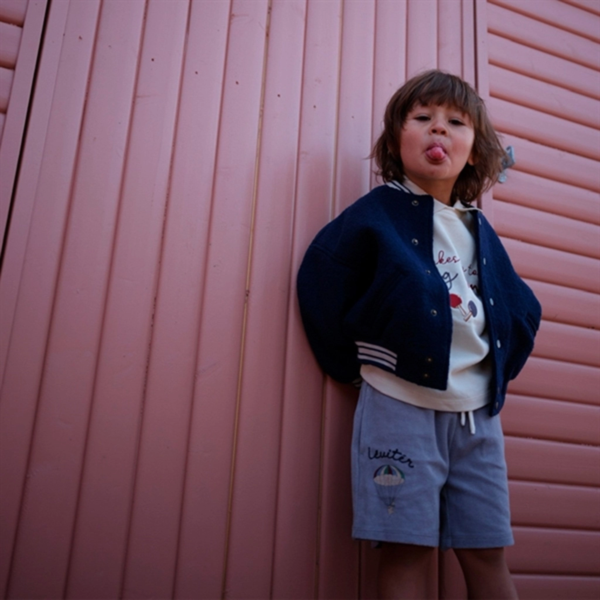 Konges Sl?jd Lau Bomber Jacket Dark Navy Statement Outerwear
