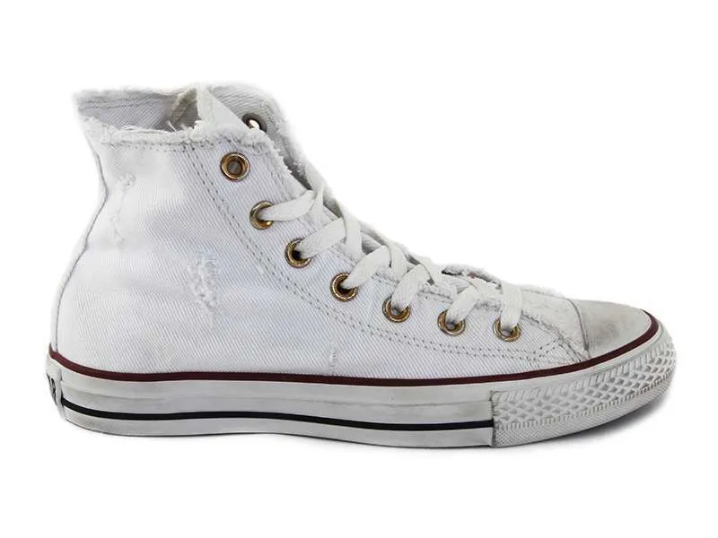 Lightweight Feel Converse sneakers alta in denim CT HI 123159 bianca
