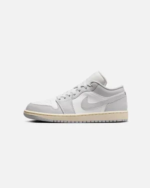 amateur - level shoes metallic running gear Jordan Women's Air Jordan 1 Low "Light Grey" Sail/Natural Grey