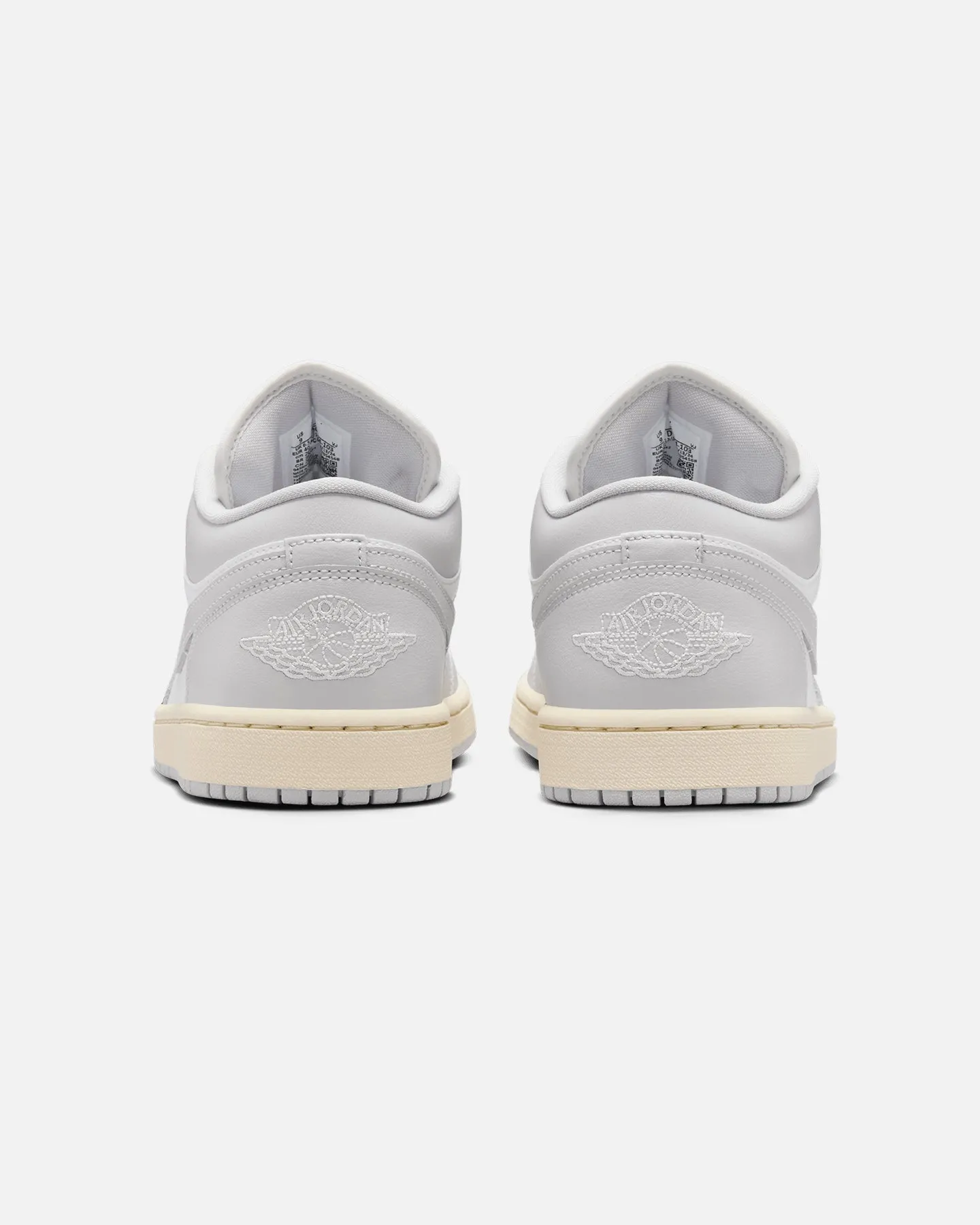 Jordan Women's Air Jordan 1 Low "Light Grey" Sail/Natural Grey 10k - running shoes Impact Resistant Cushioning