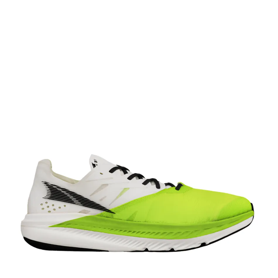Altra Men's Vanish Carbon 2 Running Shoes in White/Lime SS25 outdoor adventurer shoes