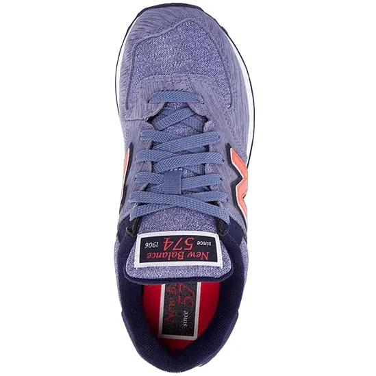 New Balance sneakers unisex da adulto WL574WTC blu toe - bumper rehabilitation running shoes