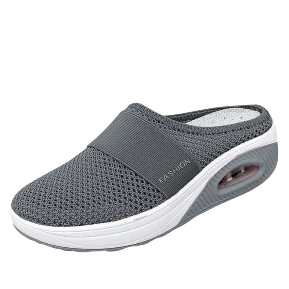 Air-cushion diabetic slip-on shoes