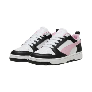 Puma scarpa sneakers da donna Rebound v6 Low 392328-19 bianco-nero-rosa evening - runner