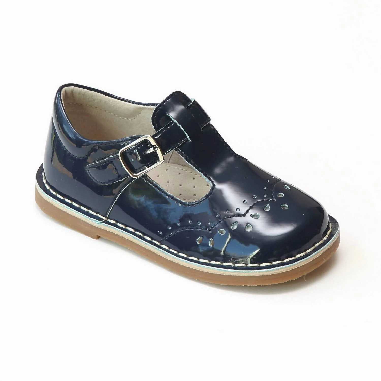 Baby Girl's Maryjane Shoe In Navy Well   Made All-weather breathability