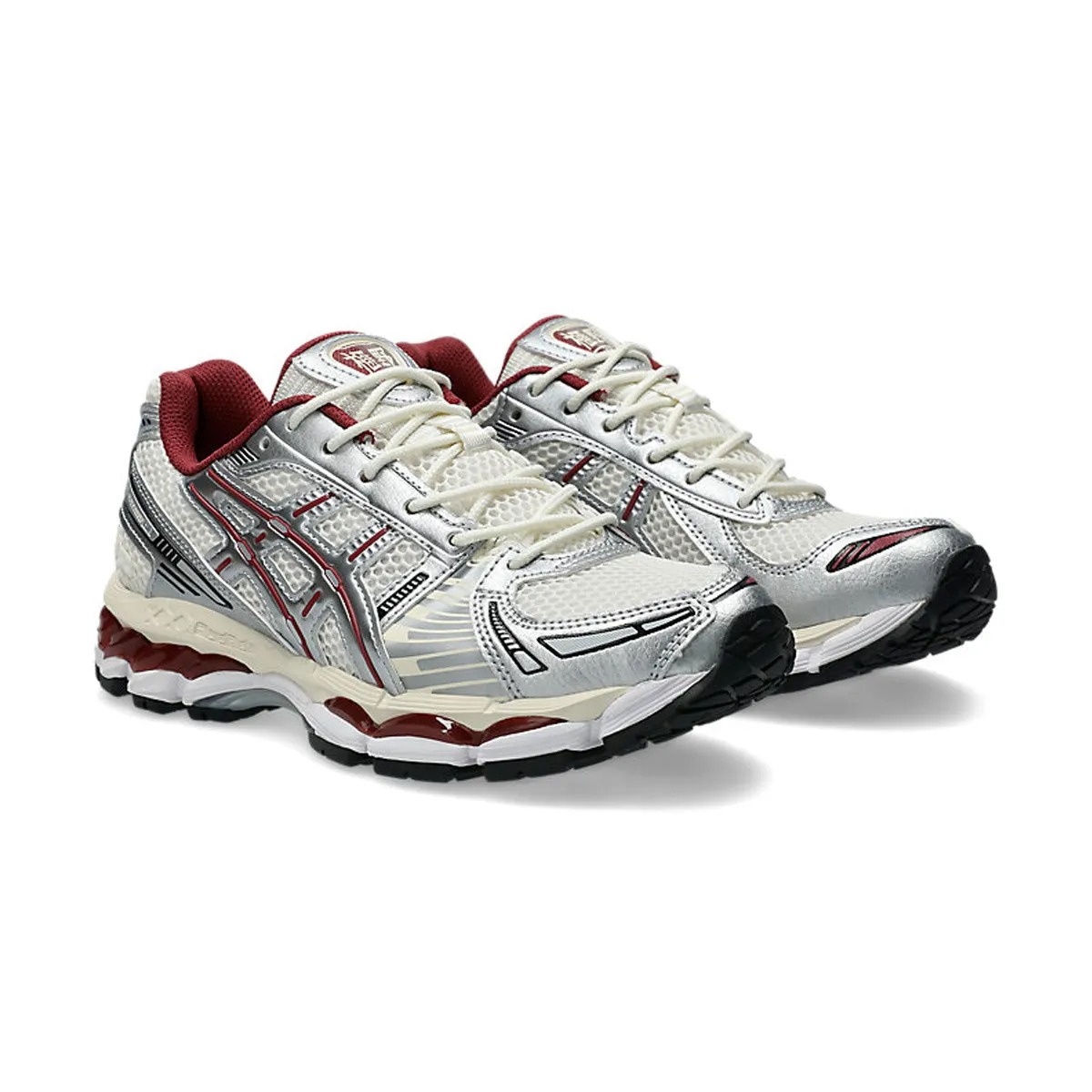 Gel-Kayano 12.1 'Cream Pure Silver' Friction control MemoryFoam