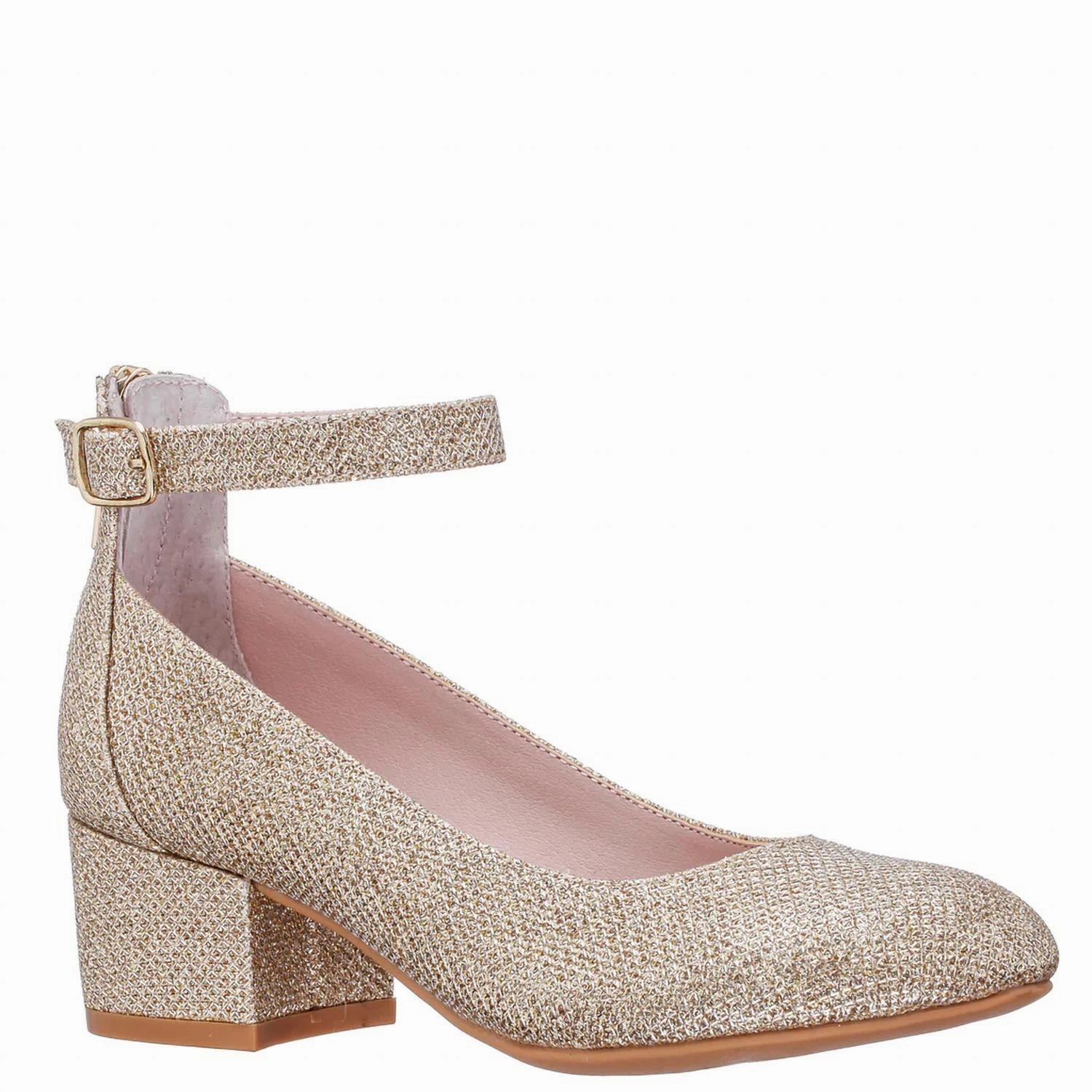 Zero Drop Profile Anti Torsion Stability Kid's Lennie Heels In Platino