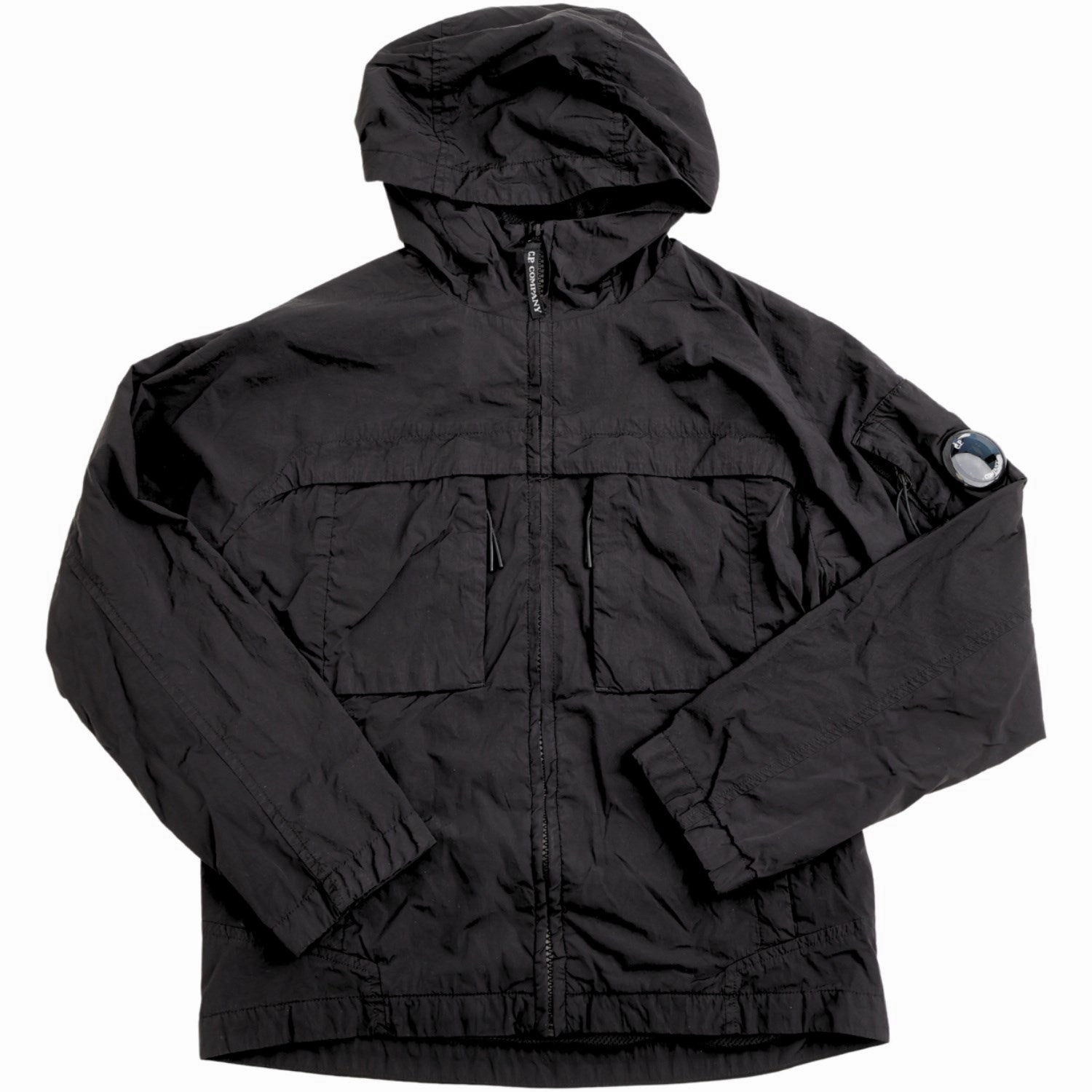 Functional Pockets Style C.P. Company Black Jacket