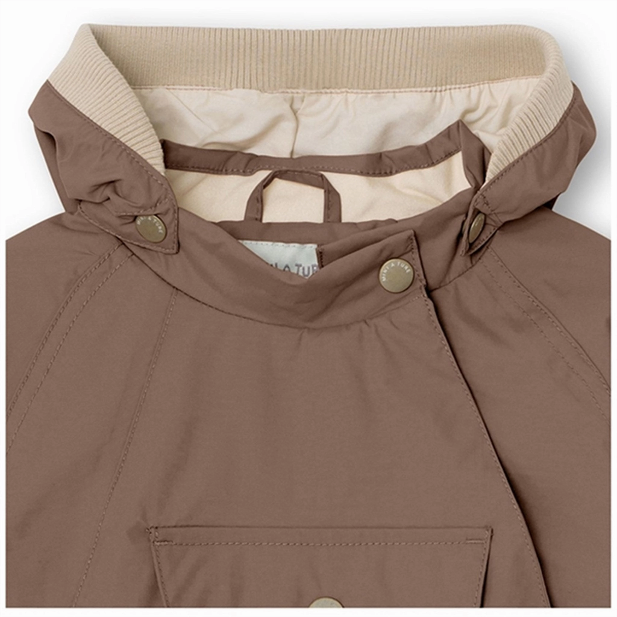 Reversible Layer MINI A TURE Wai Spring Jacket Brownie