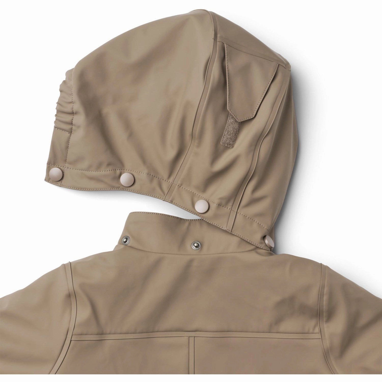 Wheat Dry Wood Thermo Rain Coat Aju Buttery Soft Handfeel