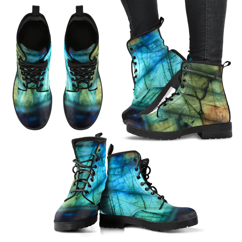 Alchemy Women's Vegan Leather Combat Boots