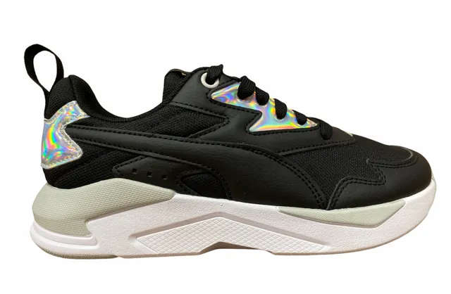 Puma scarpa sneakers da donna  X-Ray Lite Metallic 368858 04 nero bianco viola sun - design shoes
