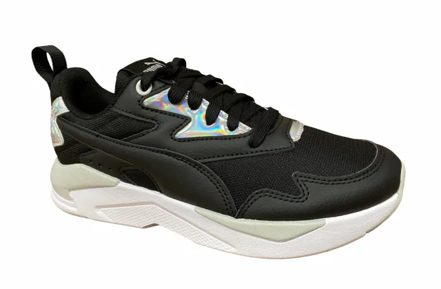 Puma scarpa sneakers da donna  X-Ray Lite Metallic 368858 04 nero bianco viola Airflow Enhanced Ventilation