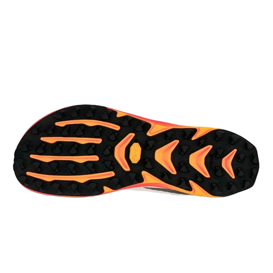 Altra Men's Mont Blanc Carbon Trail Running Shoes in White/Orange AW25 running in dry weather shoes Foot Stability