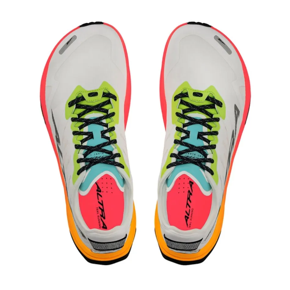 Knit Material Branded quality Altra Men's Mont Blanc Carbon Trail Running Shoes in White/Orange AW25