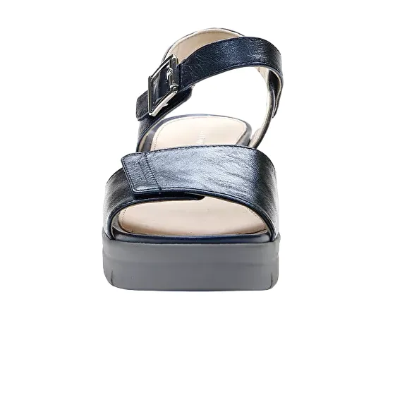 Stonefly sandalo casual da donna Aqua III 2 Laminata 108232 131 blu Secure Closure