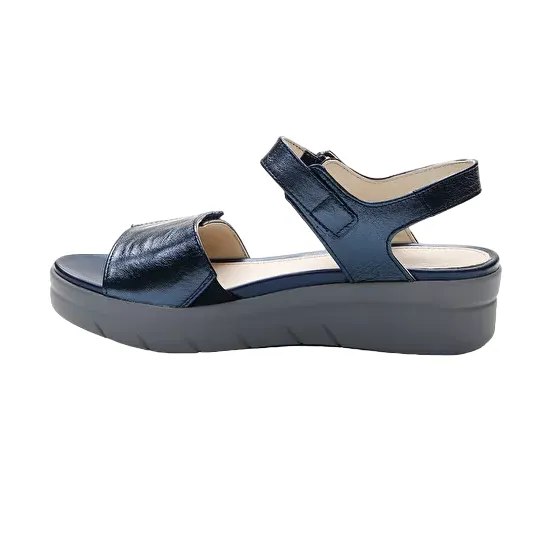 Comfortable all-day wear Back Help Stonefly sandalo casual da donna Aqua III 2 Laminata 108232 131 blu