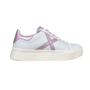 Munich scarpa sneakers da donna Rete Sky 76 8085076 bianco-rosa running in a roundabout area shoes endurance improvement