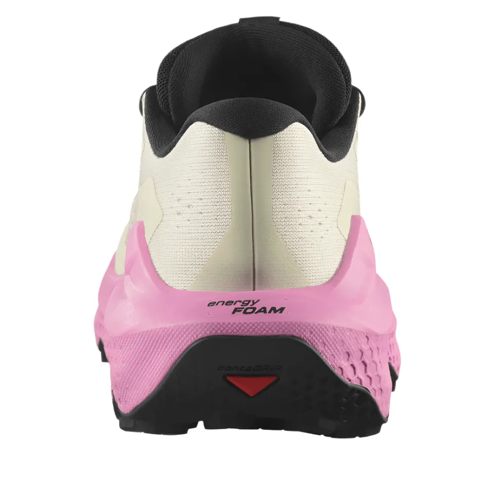 Soft Zone Salomon Women's Ultra Glide 3 Running Shoes in Almond Milk/Cyclamen/Black AW25