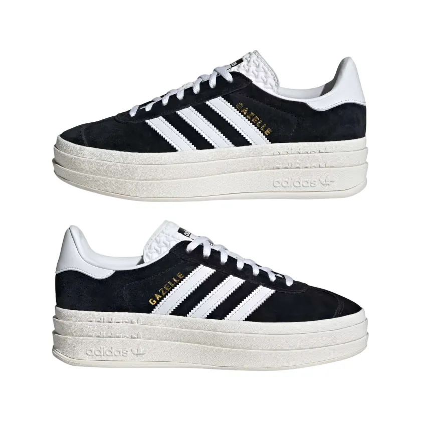 Stability Pods comfort shoes Adidas Originals scarpa sneakers da donna Gazelle Bold HQ6912 nero-bianco