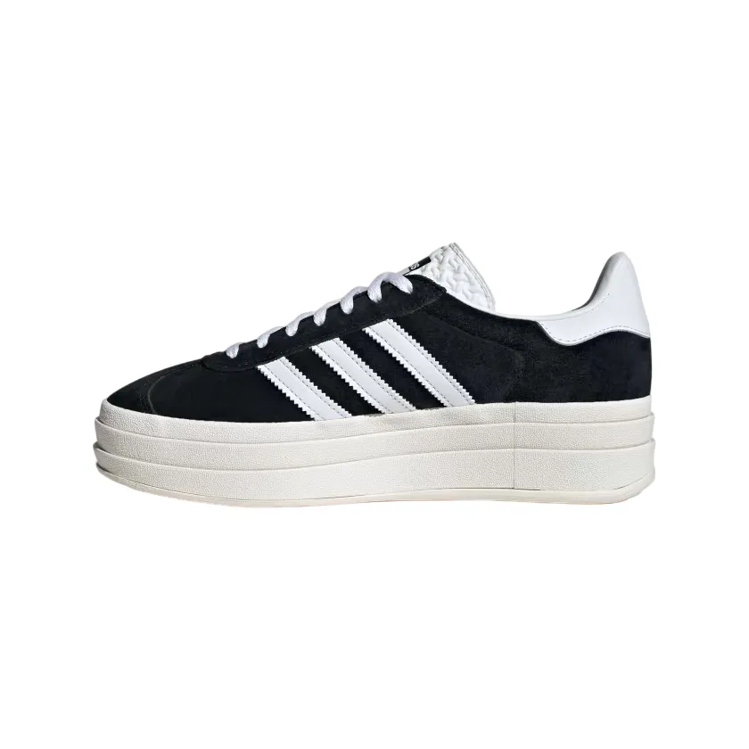 Slim Profile Adidas Originals scarpa sneakers da donna Gazelle Bold HQ6912 nero-bianco