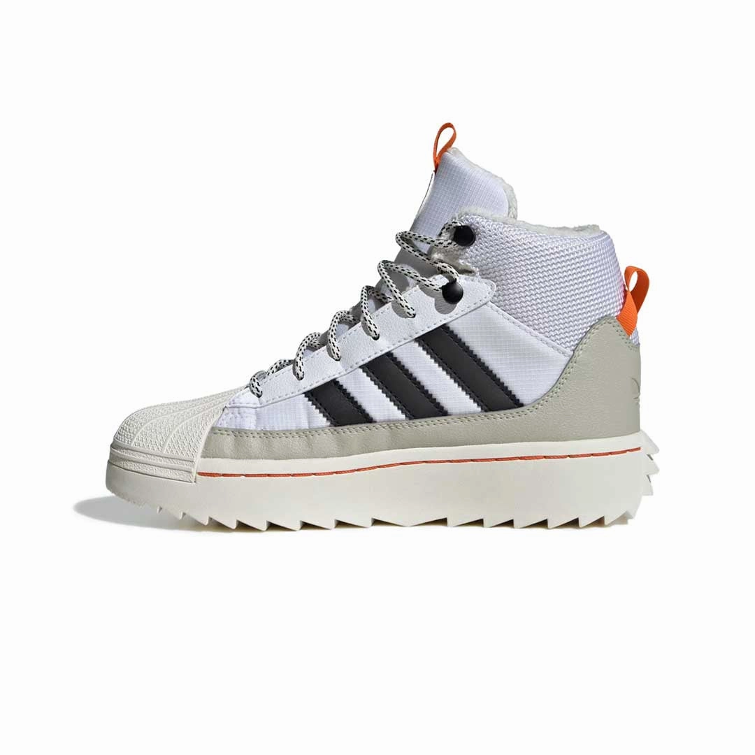 Stretch Knit Upper retro look adidas - Kids' (Junior) Superstar Winter Trek Boots (IG4316)