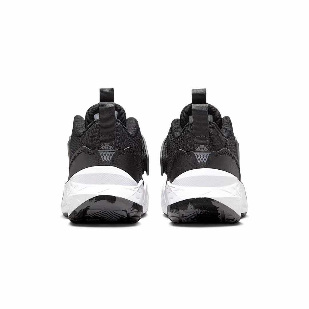 Nike - Kids' (Junior) Team Hustle D 12 Shoes (HF6279 002) Rollbar Stabilizer Mesh Fabric