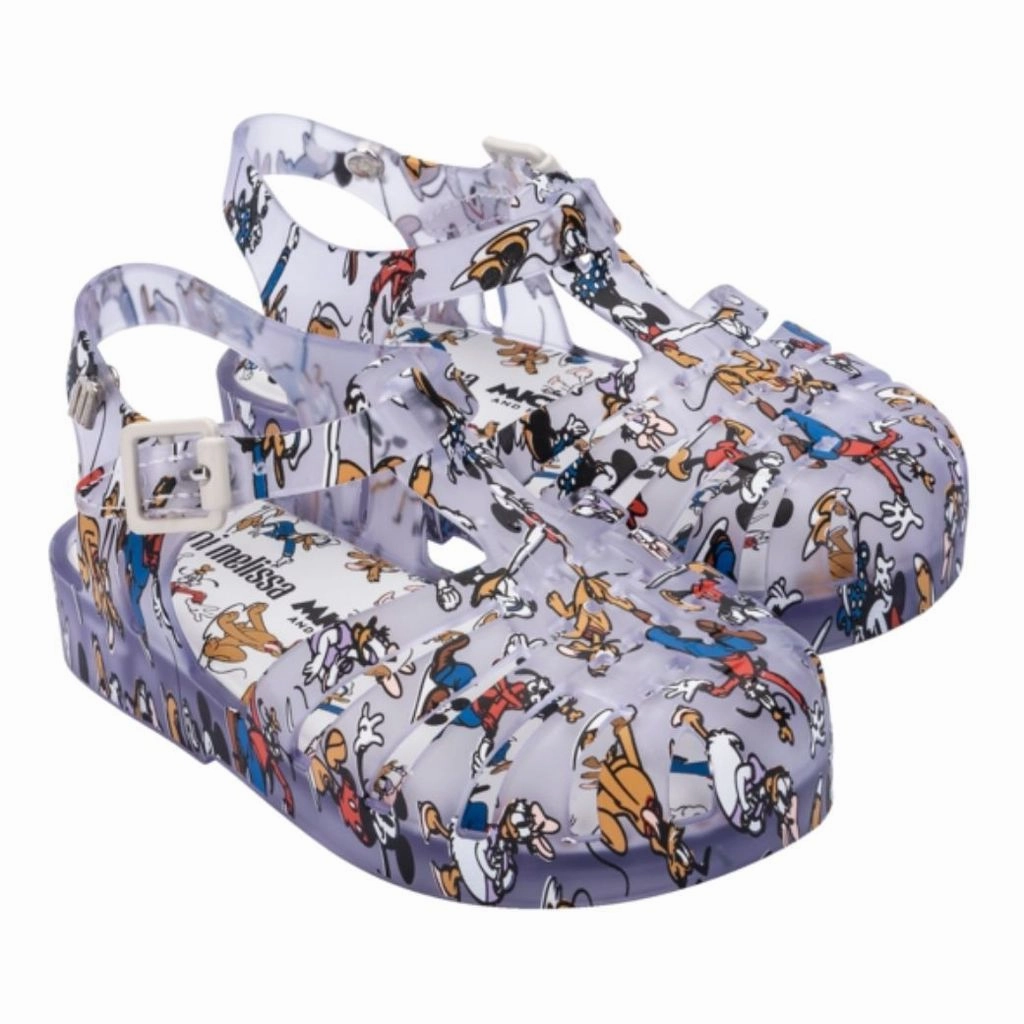 Full Coverage Clear Disney Jelly Shoes