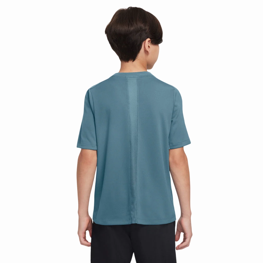 Cozy and Fashionable Nike maglietta manica corta junior in Dri-Fit HJ3743-006 blu cobalto
