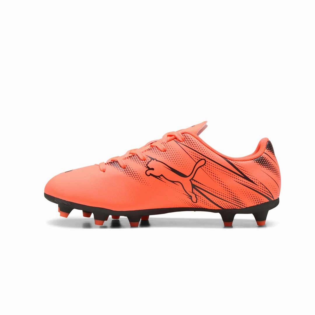 Puma - Kids' (Preschool & Junior) Attacanto Firm/Artificial Soccer Cleats (107480 14) Adaptive Lacing Technology
