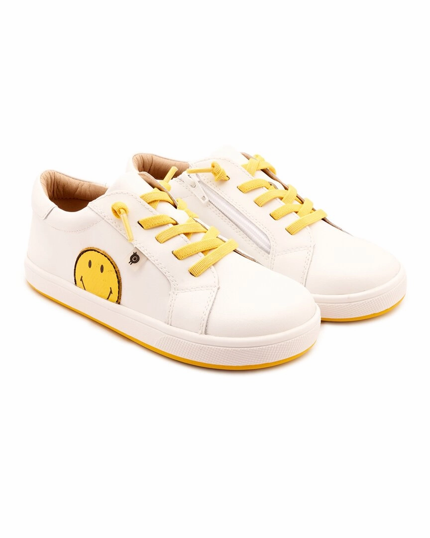 Microfiber Overlays Old Soles Smiley Jumpa Leather Sneaker