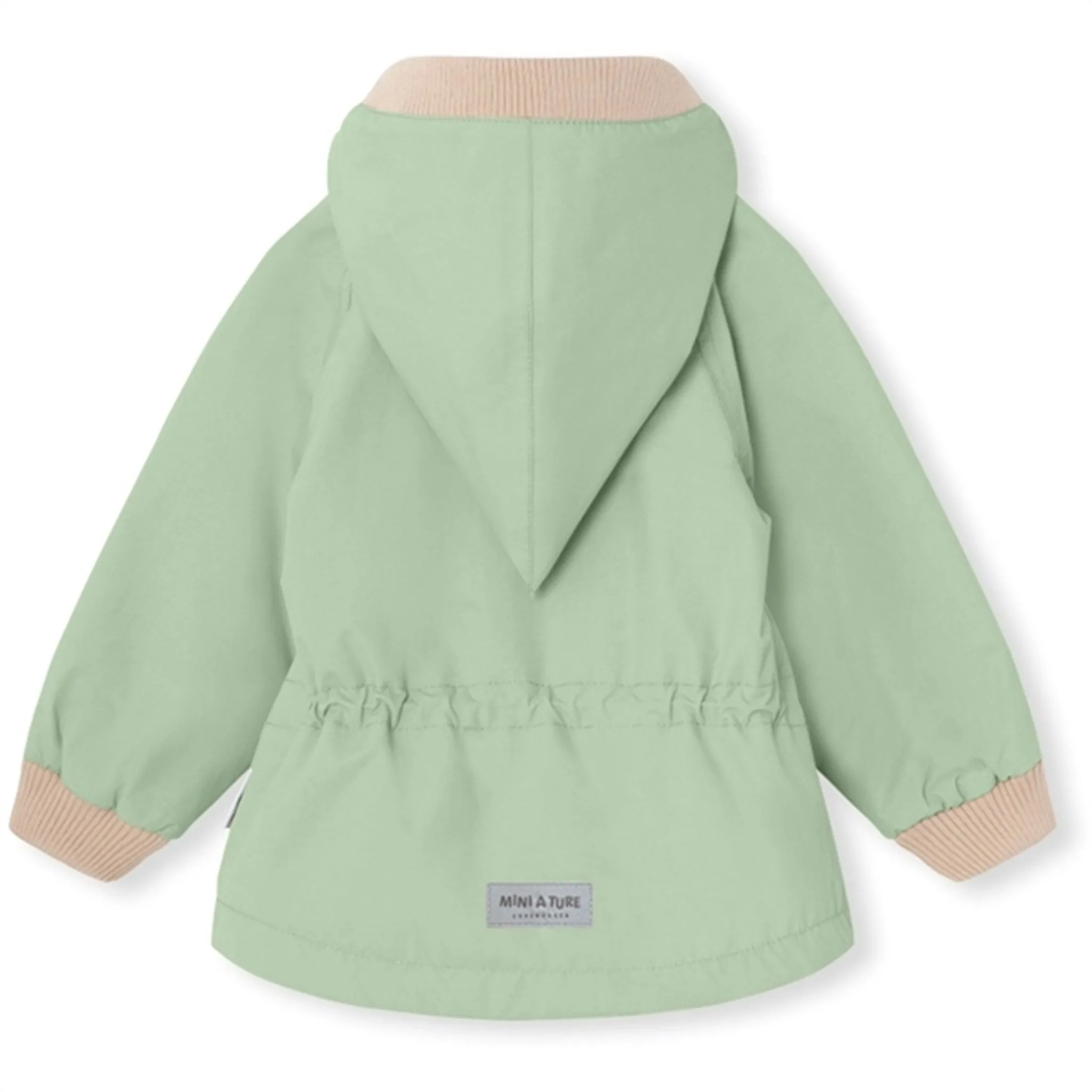 MINI A TURE WAI Spring Jacket Dusty Light Green Rainy Day Option