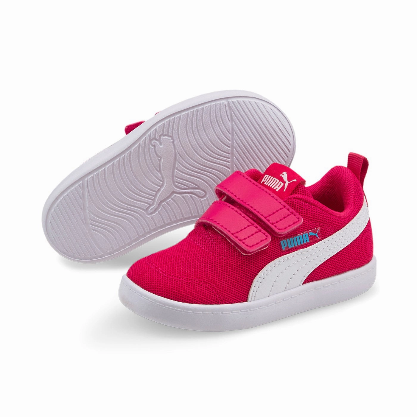 banked track running option unisex running option Puma sneakers da bambina con chiusura con strappo Courtflex V2 Mesh V Inf 371759 11 fucsia
