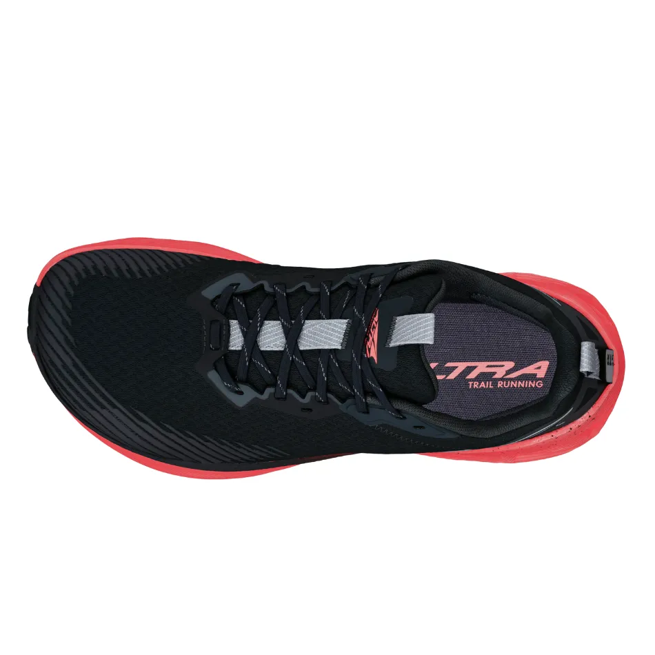 Wide Forefoot Platform mountain biking shoes Altra Men's Experience Wild 2 Trail Running Shoes in Coral/Black AW25