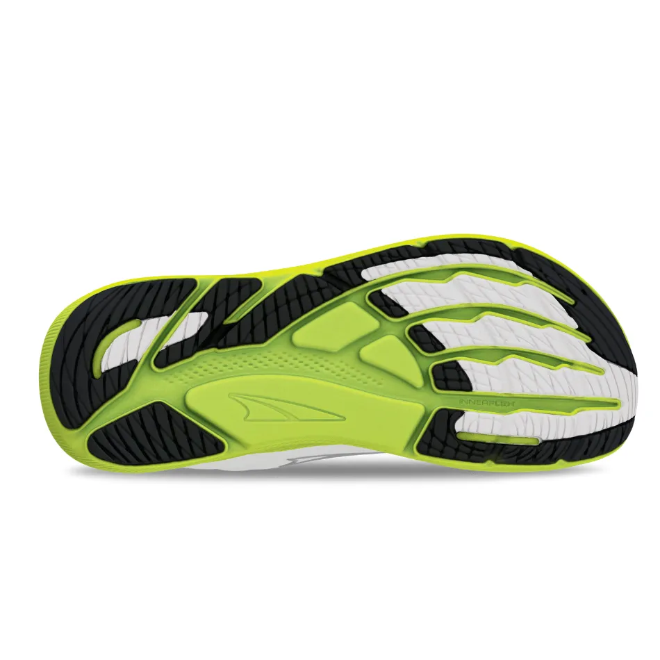 Altra Men's FWD Via Running Shoes in White/Lime AW25 Anti Fatigue Footbed