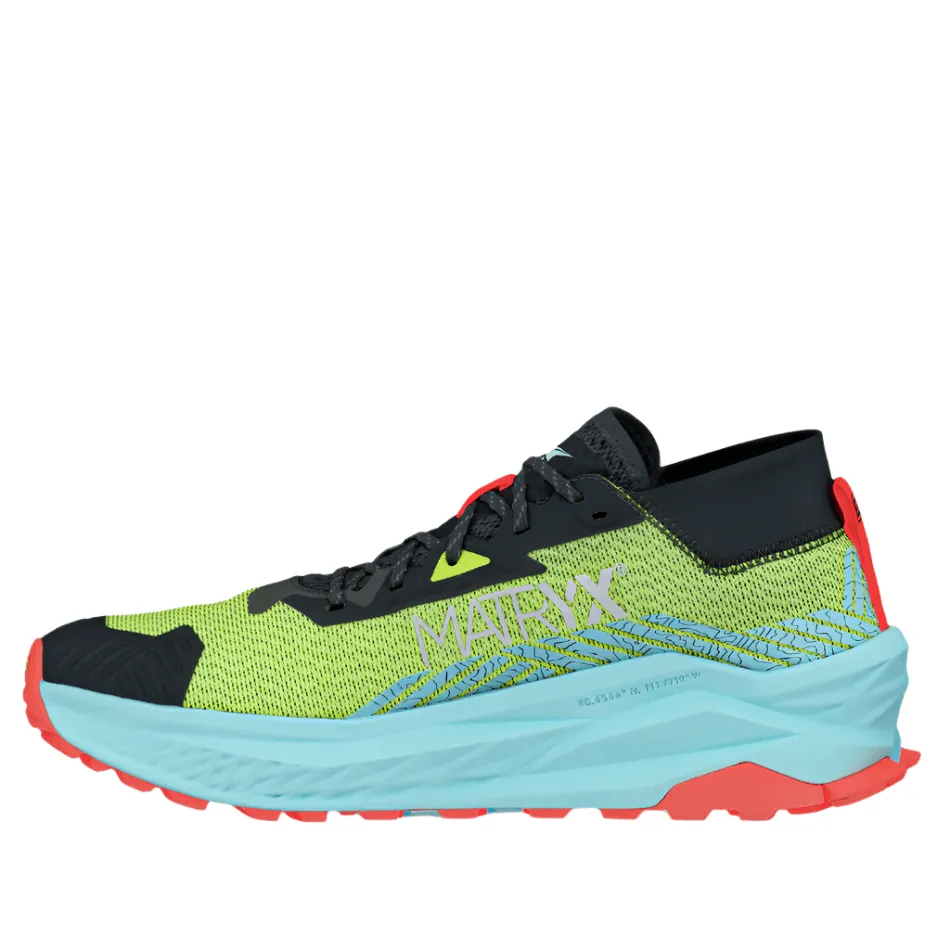 Foam Pod Configuration Altra Men's Olympus 275 Trail Running Shoes in Black/Yellow AW25
