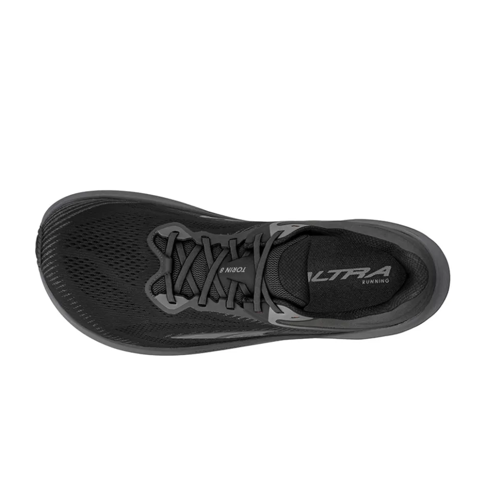 Altra Torin 8 Men's Running Shoes in Black SS25 memory - foam - insole Endurance Design