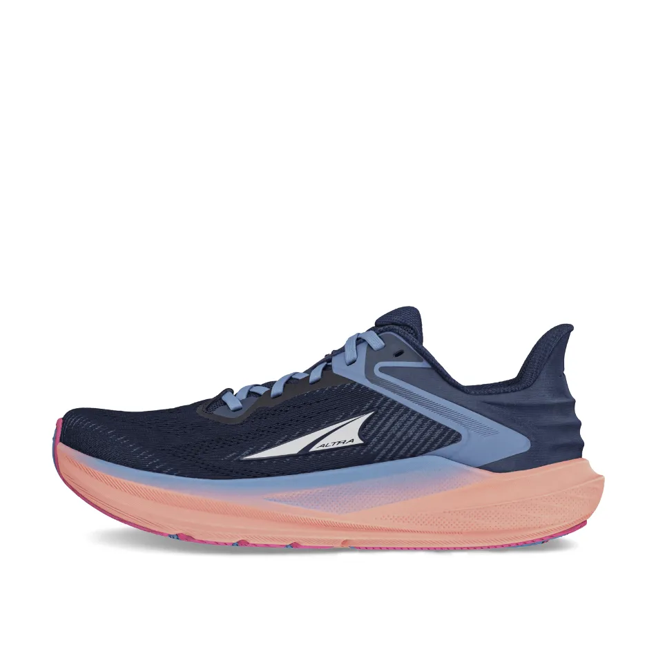 Altra Torin 8 Women's Running Shoes in Navy SS25 Recycled Material Blend Neutral Footbed