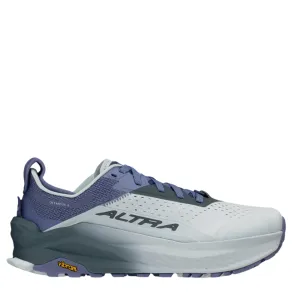 Altra Women's Olympus 6 Running Shoes in Gray/Blue AW25 Smooth Toe