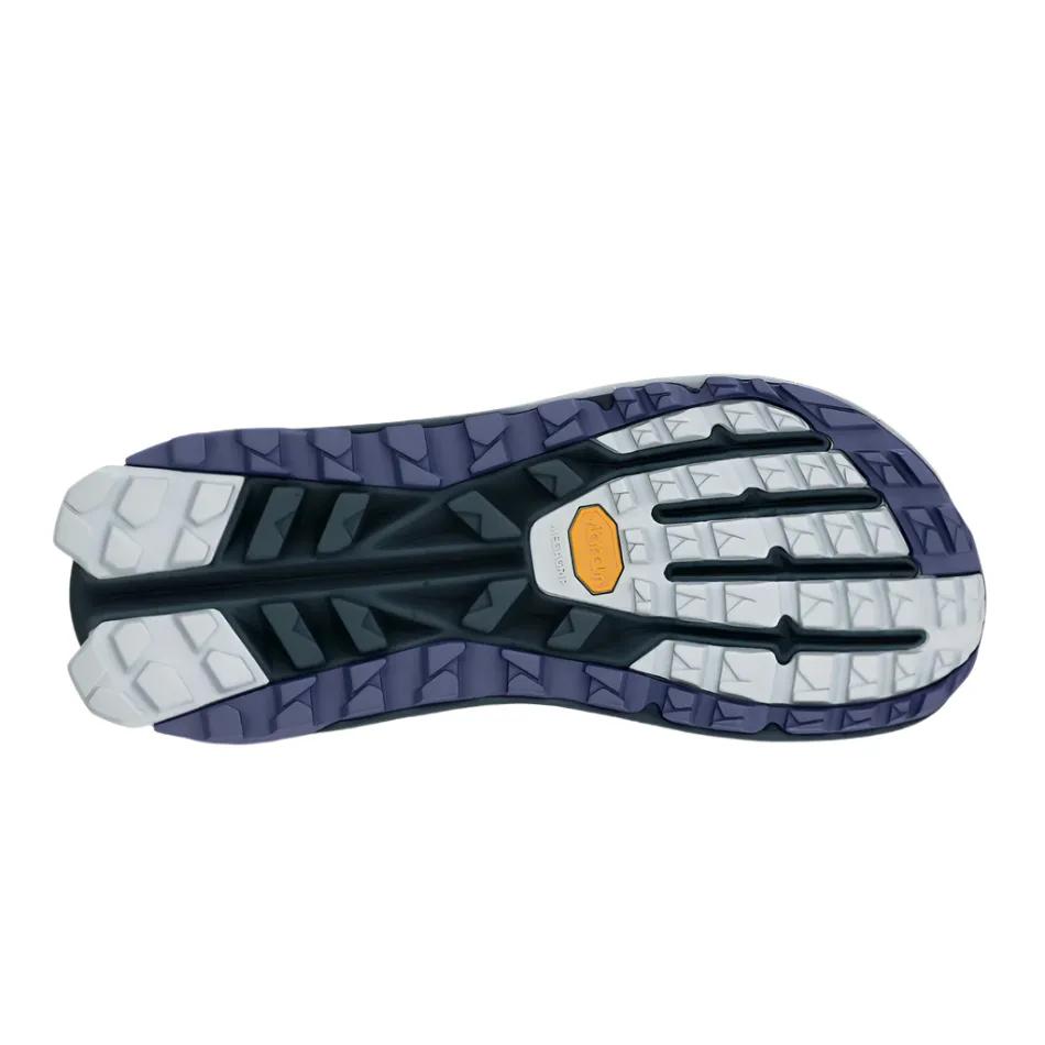 Altra Women's Olympus 6 Running Shoes in Gray/Blue AW25 Abrasion Resistant Lining