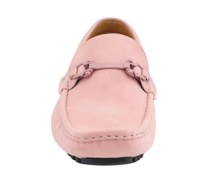 Amali Dysion Pink Men's Vegan Leather Dress Shoes
